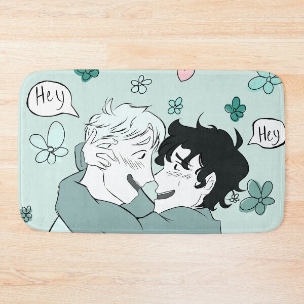 Item preview, Nick and Charlie hugging with flowers (Heartstopper) designed and sold by Sophprano.
