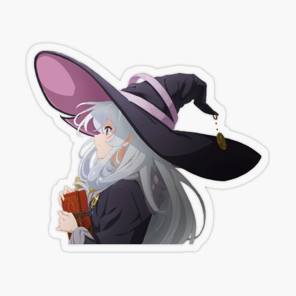 Wandering Witch Elaina Sticker for Sale by False Marker