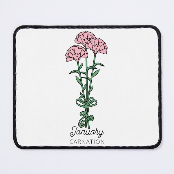 Item preview, January Birth Month Flower (Carnation) designed and sold by customsbykate.