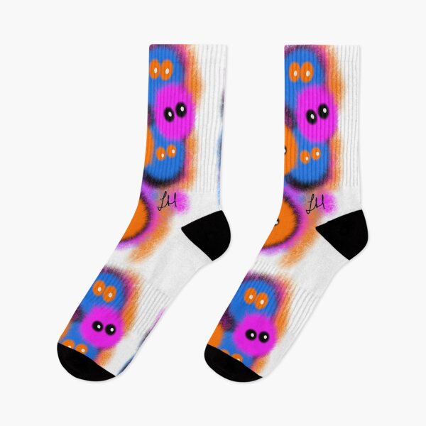 Item preview, Psychedelic fluffy balls from outer space designed and sold by ArtbyPriscilla.