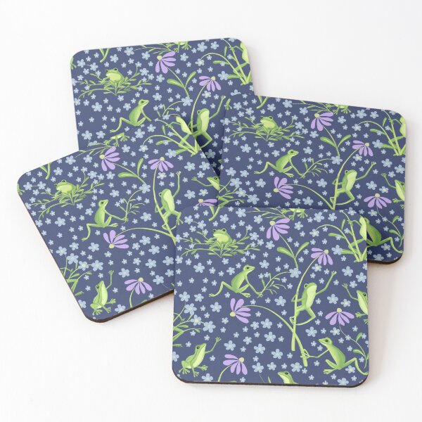 Item preview, Froggy floral  designed and sold by SaplingArt.