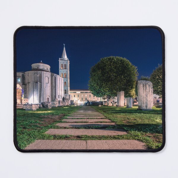 Item preview, Old town ancient ruins of Zadar at night designed and sold by WorldScenery.