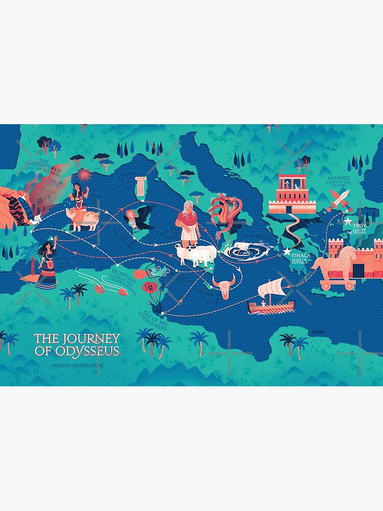 Thumbnail 2 of 2, Jigsaw Puzzle, Odyssey Map - safe for work designed and sold by flaroh.
