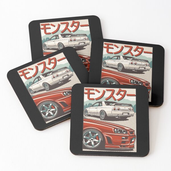 Item preview, Monster Skyline GTR R32 & R34 designed and sold by Karli Johnston.
