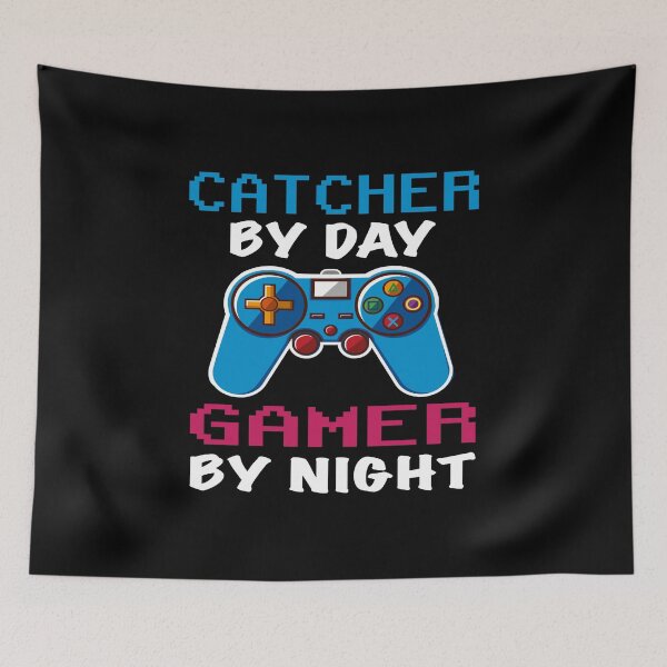 Item preview, Funny catcher Gamer Gift Idea, catcher Job Quotes Gift, catcher Dad Husband Gaming Lover Design, catcher video Games Christmas Gift designed and sold by xlnv.