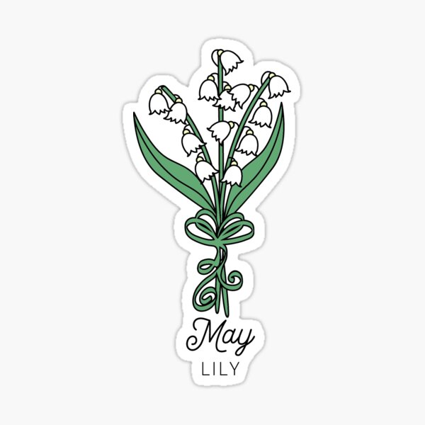 Item preview, May Birth Month Flower (Lily) designed and sold by customsbykate.