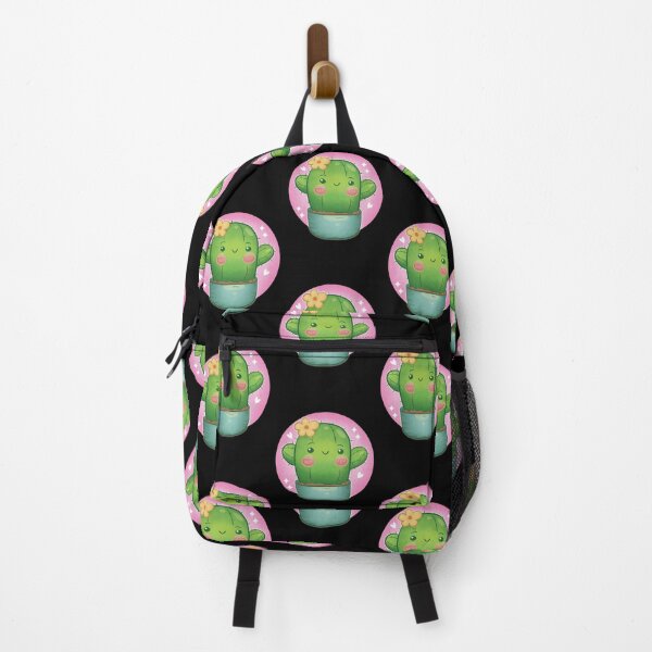 Item preview, Cute and Kawaii Cactus with flower circle Background designed and sold by NightGleam.