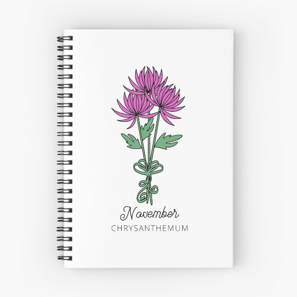 Item preview, November Birth Month Flower (Chrysanthemum) designed and sold by customsbykate.