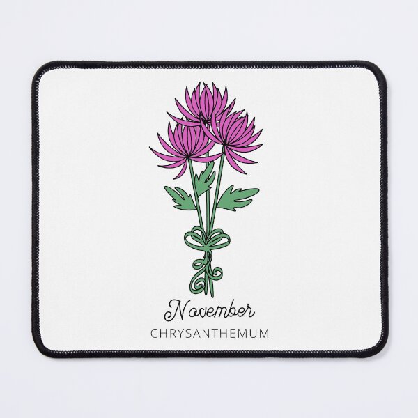 Item preview, November Birth Month Flower (Chrysanthemum) designed and sold by customsbykate.