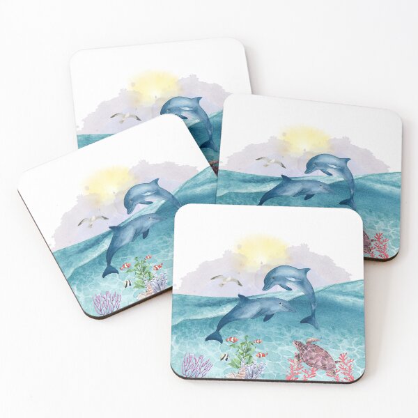 Item preview, Blue Dolphin Ocean Fantasy designed and sold by whitedove457.