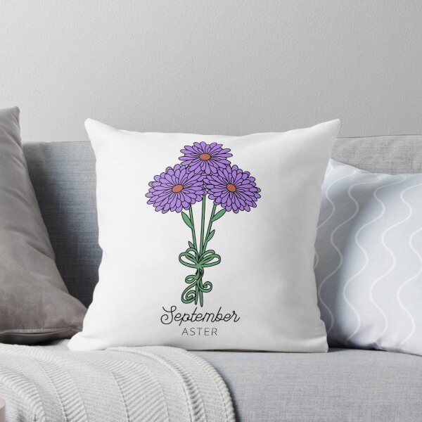 Item preview, September Birth Month Flower (Aster) designed and sold by customsbykate.