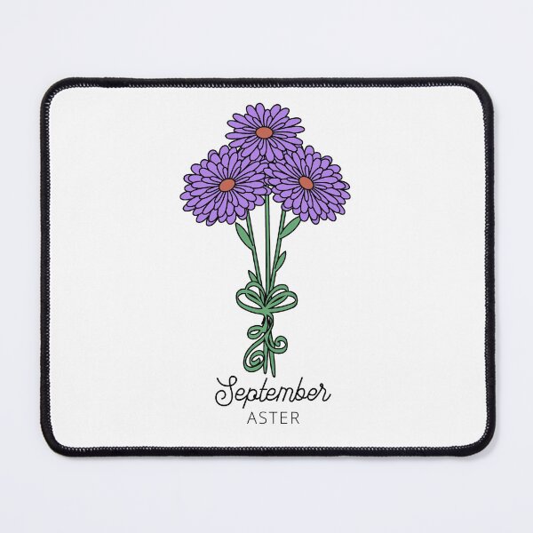 Item preview, September Birth Month Flower (Aster) designed and sold by customsbykate.