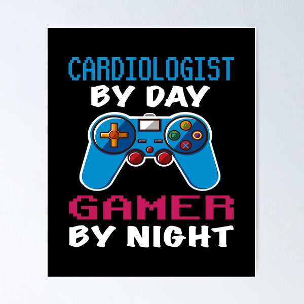 Item preview, Funny cardiologist Gamer Gift Idea, cardiologist Job Quotes Gift, cardiologist Dad Husband Gaming Lover Design, cardiologist video Games Christmas Gift designed and sold by xlnv.