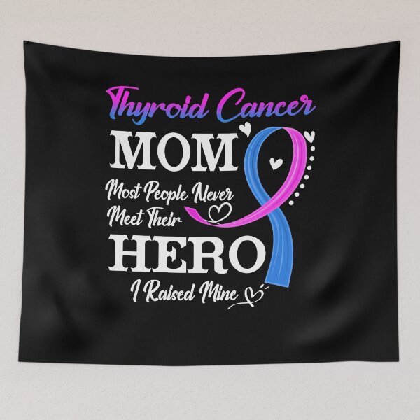 Item preview, Proud Thyroid Cancer Mom Most People Never Meet Their Hero I Raised Mine Thyroid Cancer Awareness designed and sold by Kohend.