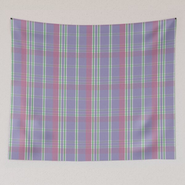 Item preview, Pink Purple and Green Plaid Repeat Pattern designed and sold by rhombusOnion.