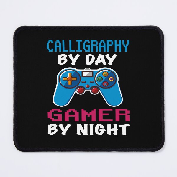 Item preview, Funny calligraphy Gamer Gift Idea, calligraphy Job Quotes Gift, calligraphy Dad Husband Gaming Lover Design, calligraphy video Games Christmas Gift designed and sold by xlnv.