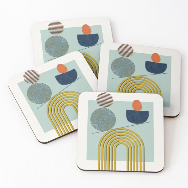Item preview, Arch Balance Abstract. Minimalistic Geometric Shapes Art  designed and sold by Pretty-Bird.