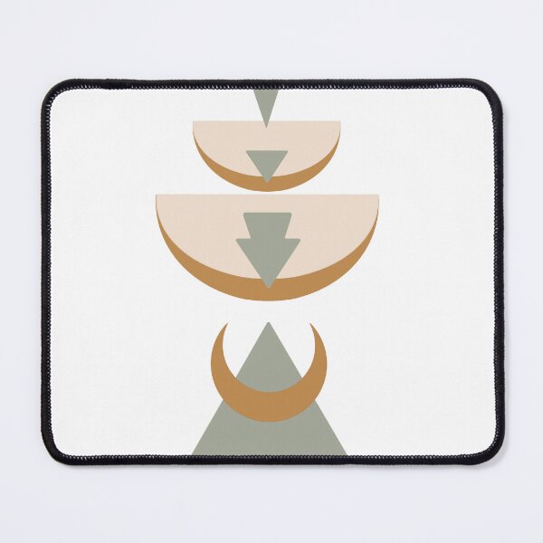 Item preview, MCM | Geometric | Abstract | Neutral Tones | Mid Century Modern designed and sold by Aryeh Studio.