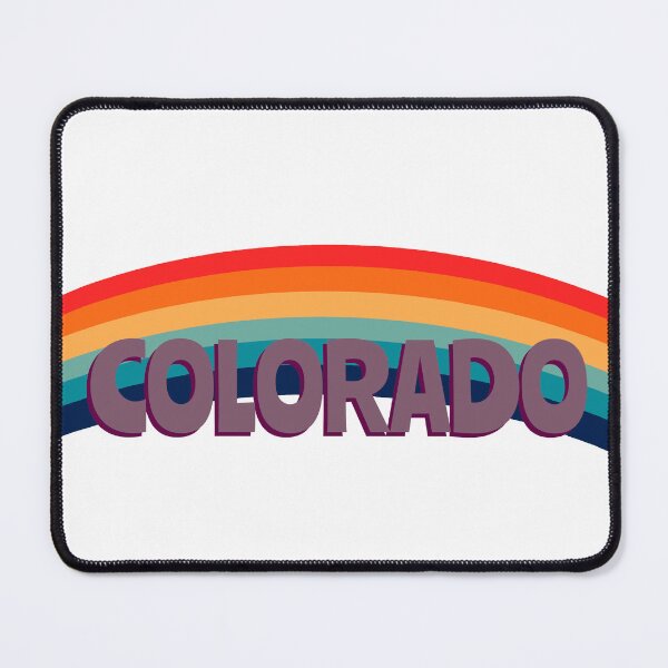Item preview, Retro Vintage Colorado 70’s Vibes Rainbow designed and sold by Aryeh Studio.