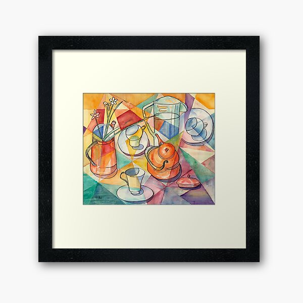 Breakfast Table Framed Art Print