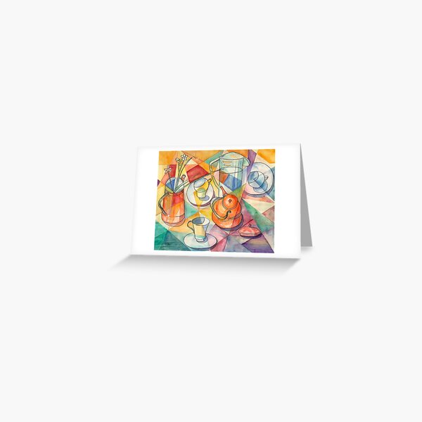 Breakfast Table Greeting Card