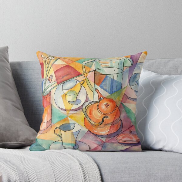 Breakfast Table Throw Pillow
