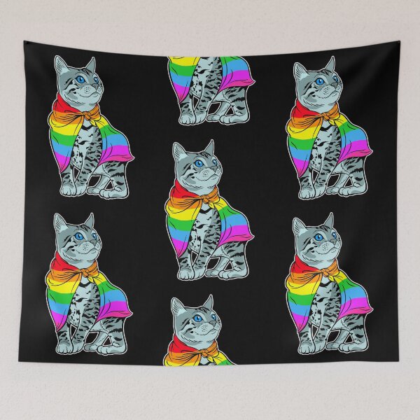 Item preview, Rainbow Pride Kitty designed and sold by Karli Johnston.