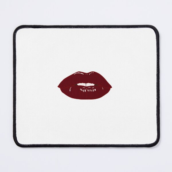 Item preview, Deep Dark Red Lips Face Mask designed and sold by Aryeh Studio.