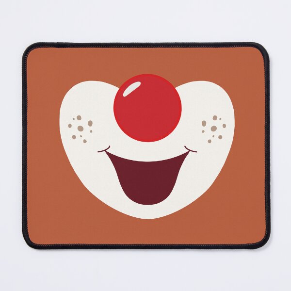 Item preview, Rudolph the red nose reindeer Christmas Face Mask designed and sold by Aryeh Studio.