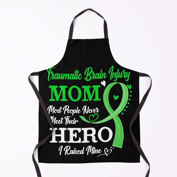Item preview, Proud Traumatic Brain Injury Mom Most People Never Meet Their Hero I Raised Mine Traumatic Brain Injury Awareness designed and sold by Kohend.