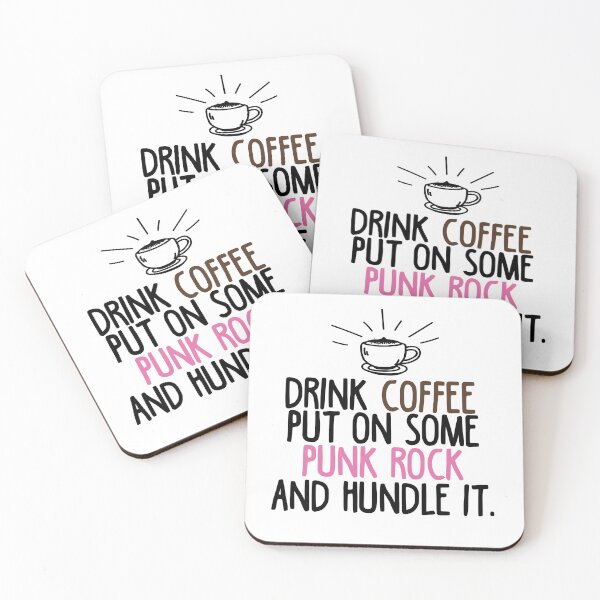 Item preview, Coffee Punk Rock Handle It designed and sold by Cupsofdreams.