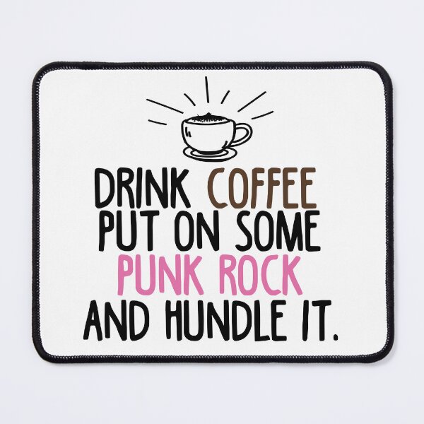 Item preview, Coffee Punk Rock Handle It designed and sold by Cupsofdreams.