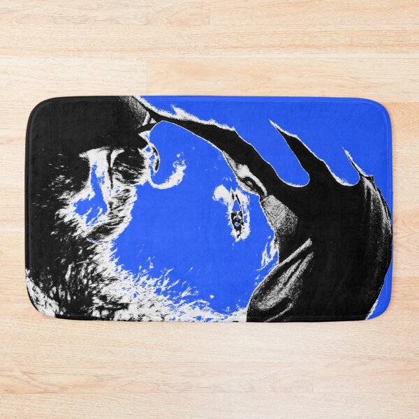 Item preview, An Unbearable Weight of a World Gone Mad: Blue Self Portrait of a Man Pushed Down From the Sky designed and sold by TeachUrb.