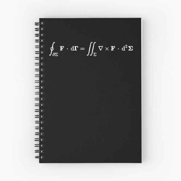 Item preview, Stokes theorem equation dark version designed and sold by NoetherSym.