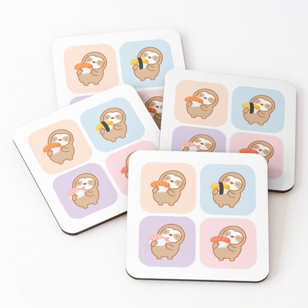 Item preview, Cute Sloth Sushi Set  designed and sold by theslothinme.