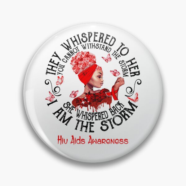 Item preview, Black Girl I Am The Storm Hiv Aids Awareness designed and sold by Mnrshirley.