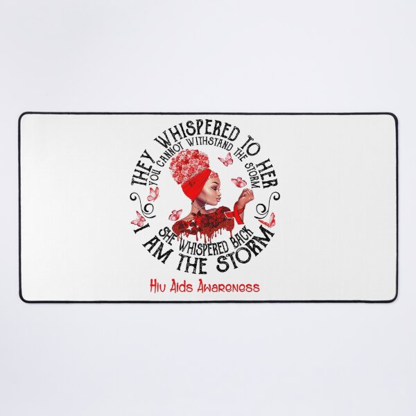 Item preview, Black Girl I Am The Storm Hiv Aids Awareness designed and sold by Mnrshirley.