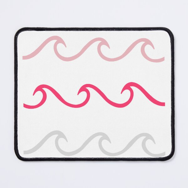 Item preview, Monochromatic pink line art Waves pack designed and sold by Aryeh Studio.