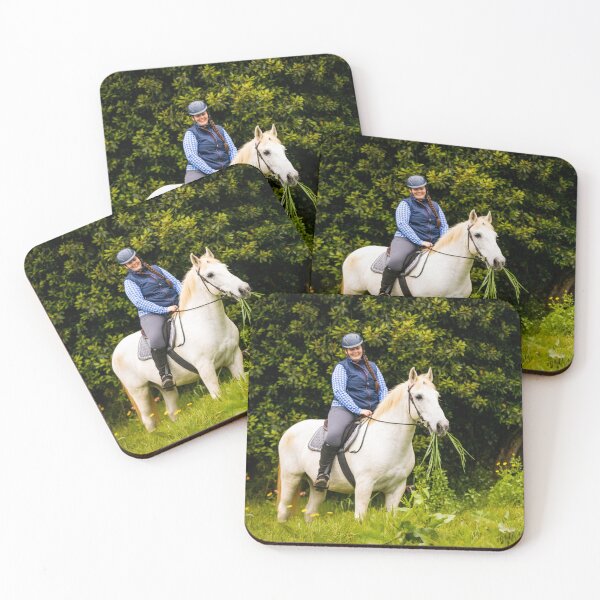 Item preview, Horse with rider on green grass, Lusitano horses, amazing moments.  designed and sold by AylaHarbich.