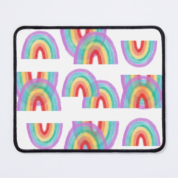Item preview, Patrón de impresión de puré de arco iris de acuarela colorida designed and sold by Aryeh Studio.