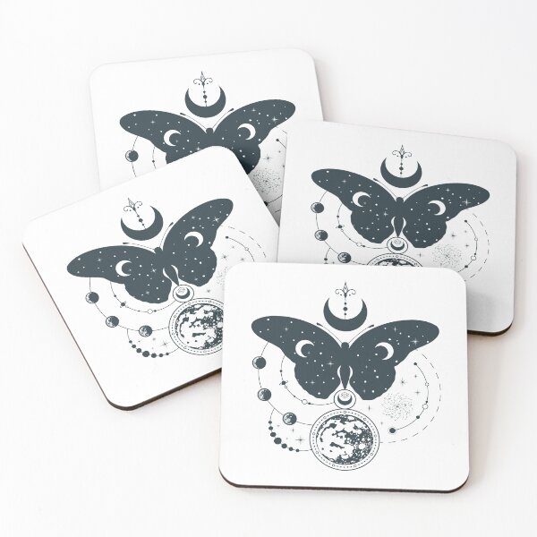 Item preview, Moon Phases Butterfly Constellations designed and sold by customsbykate.