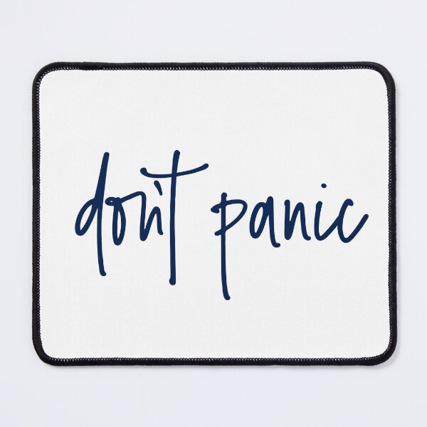 Item preview, Don’t Panic designed and sold by Aryeh Studio.
