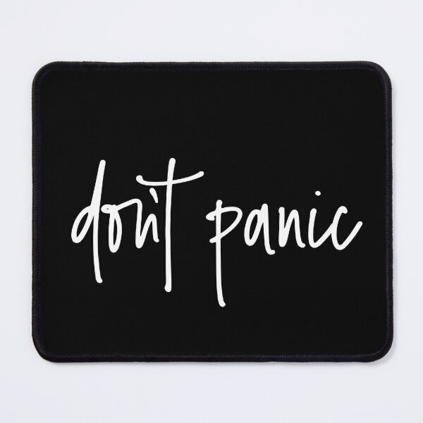 Item preview, Don’t Panic designed and sold by Aryeh Studio.