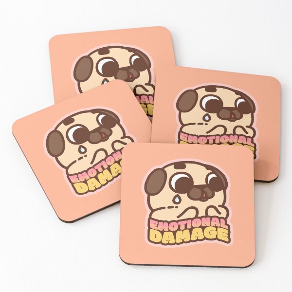 Item preview, Emotional Damage Puglie designed and sold by Puglie Pug.