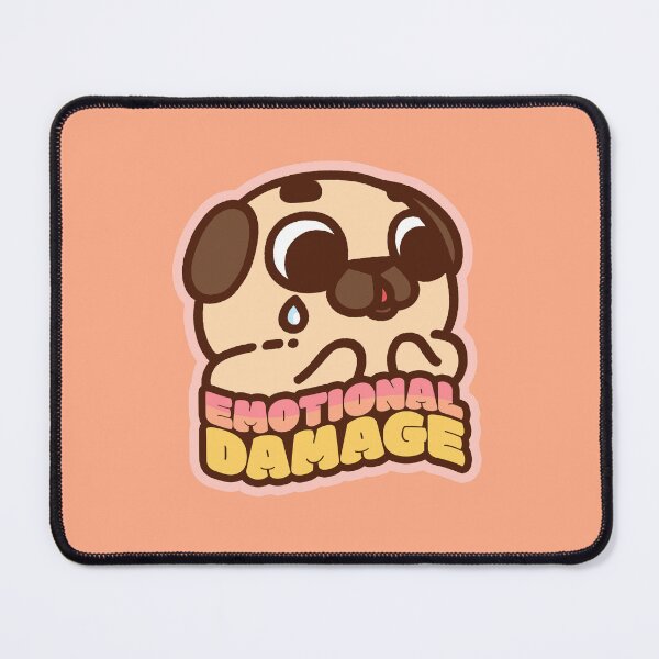Item preview, Emotional Damage Puglie designed and sold by Puglie Pug.