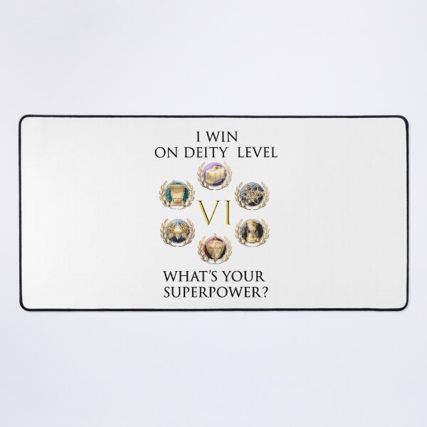 Item preview, I WIN ON DEITY LEVEL, WHAT'S YOUR SUPERPOWER? designed and sold by Image NDesign.