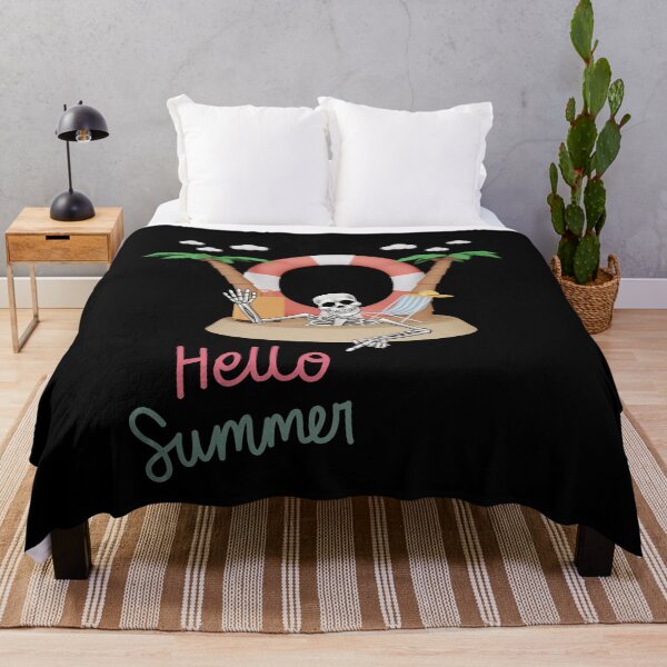 Item preview, Hello Summer Funny Skeleton - Print Art Vector - Png/Eps/Svg/Psd/Ai - Digital Download designed and sold by badretop.