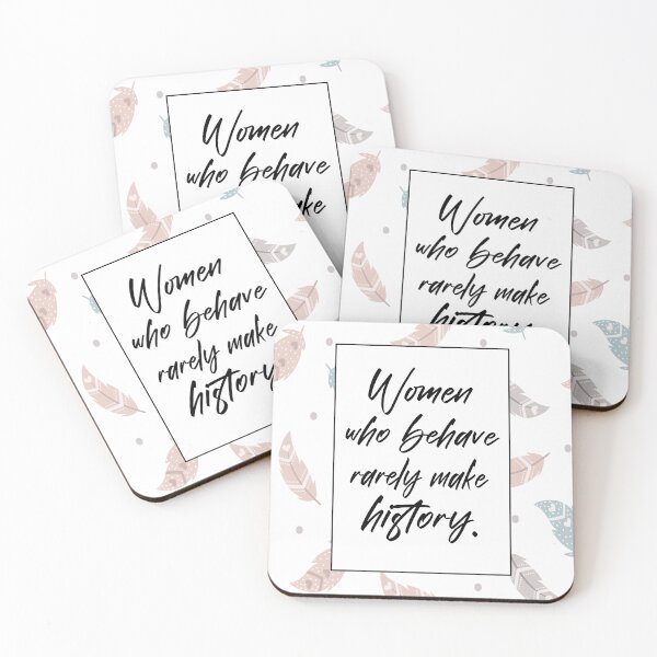 Item preview, Women Who Behave Rarely Make History designed and sold by retro10.