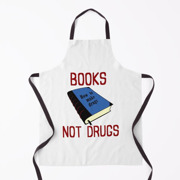 Item preview, Books not drugs ironic 90s PSA joke designed and sold by ChadWizard.