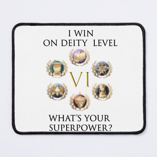 Item preview, I WIN ON DEITY LEVEL, WHAT'S YOUR SUPERPOWER? designed and sold by Image NDesign.